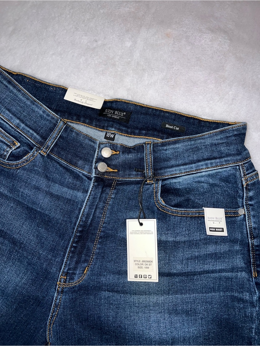 Judy Blue Dark Wash High Rise Bootcut Jeans